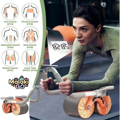 Rueda abdominal de auto-rebote