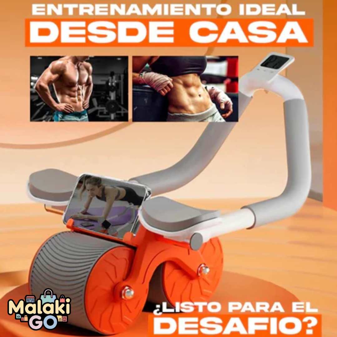 Rueda abdominal de auto-rebote
