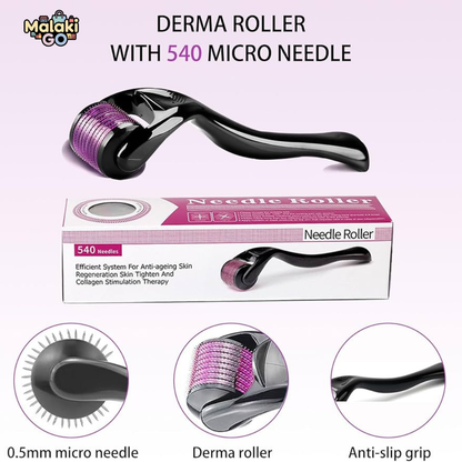 Derma Roller 0.50Mm 540 Agujas De Titanio